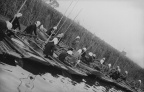 雁翎队上政治课，冀中 The Yanlingdui Detachment in a politics class, Central Hebei
