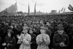开国大典上的欢庆人群，北京 Cheering crowds at the founding ceremony of the People's Republic of China, Beijing